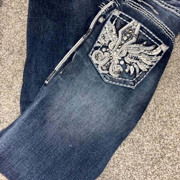 Flared Pants with rhinestones - Picture 2 of 2